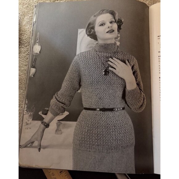 Bernat Knitting Pattern Book Knits By Mirsa Of Italy Book #65 1960s Vintage - Picture 9 of 14